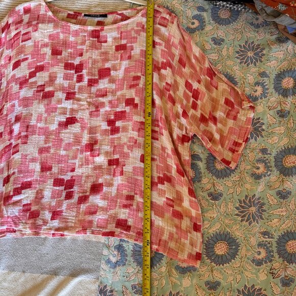 Charlie B Cotton Gauze Flowy Top - Picture 7 of 8